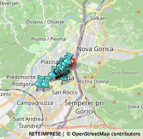 Mappa Via del Rafut, 34170 Gorizia GO, Italia (0.924)