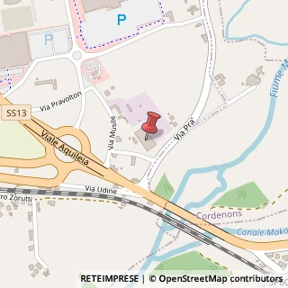 Mappa Via Prà, 5, 33170 Pordenone, Pordenone (Friuli-Venezia Giulia)