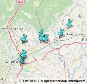 Mappa Via Giacomo Matteotti, 33070 Caneva PN, Italia (7.01364)