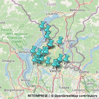 Mappa Via Bandiera Fratelli, 21030 Grantola VA, Italia (10.4325)