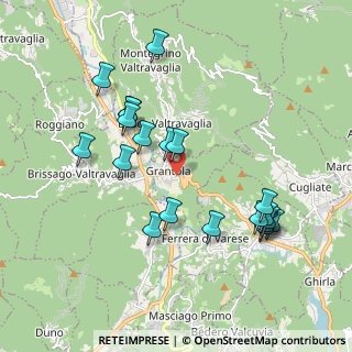 Mappa Via Bandiera Fratelli, 21030 Grantola VA, Italia (1.932)