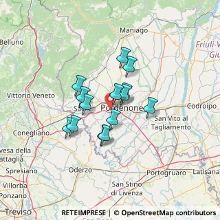 Mappa Via delle Rive, 33080 Porcia PN, Italia (9.65286)