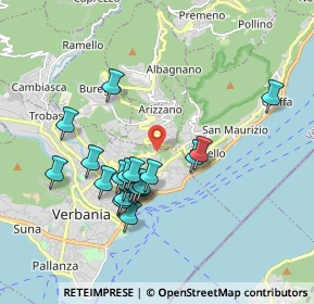 Mappa Via alla guardia, 28921 Pallanza VB, Italia (1.6645)