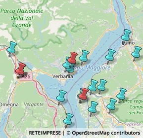 Mappa Via alla guardia, 28921 Pallanza VB, Italia (8.8165)