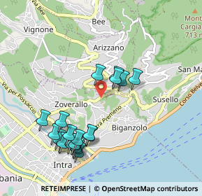 Mappa Via alla guardia, 28921 Pallanza VB, Italia (0.9995)