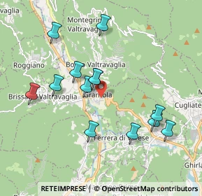 Mappa Via Fratelli Bandiera, 21030 Grantola VA, Italia (1.83692)
