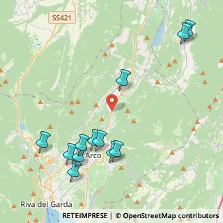 Mappa Localita' Matoni, 38074 Dro TN, Italia (4.87333)