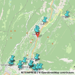 Mappa Localita' Matoni, 38074 Dro TN, Italia (3.369)