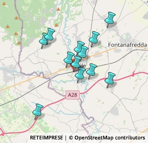 Mappa Via Topaligo, 33077 Sacile PN, Italia (2.8125)