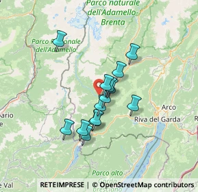 Mappa Località Diga di Ponte Murandin, 38080 Daone TN, Italia (9.95214)