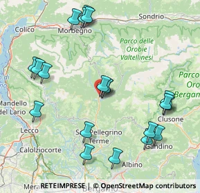 Mappa Via S. Carlo, 24014 Piazza Brembana BG, Italia (17.906)