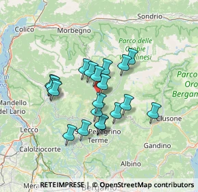 Mappa Via S. Carlo, 24014 Piazza Brembana BG, Italia (10.6825)