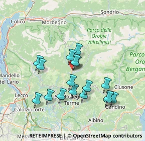 Mappa Via S. Carlo, 24014 Piazza Brembana BG, Italia (13.11294)