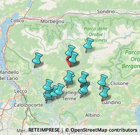 Mappa Via S. Carlo, 24014 Piazza Brembana BG, Italia (12.658)