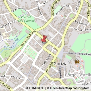 Mappa Corso Giuseppe Verdi, 22, 34170 Gorizia, Gorizia (Friuli-Venezia Giulia)