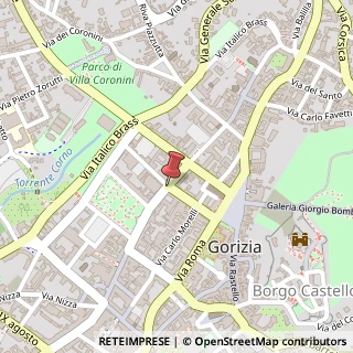 Mappa Corso Giuseppe Verdi, 35, 34170 Gorizia, Gorizia (Friuli-Venezia Giulia)