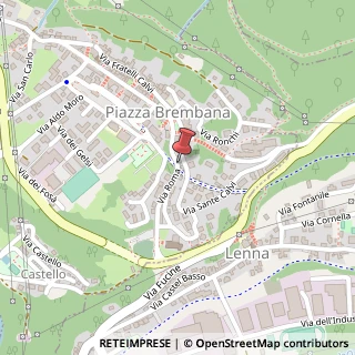 Mappa Via Roma, 23, 24014 Piazza Brembana, Bergamo (Lombardia)