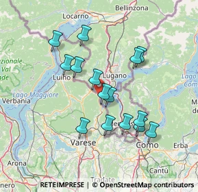 Mappa 21050 Brusimpiano VA, Italia (12.82667)