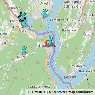 Mappa Via Caminatti, 21050 Brusimpiano VA, Italia (2.9225)