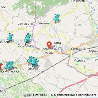 Mappa Via Ippolito Nievo, 31016 Cordignano TV, Italia (3.65882)