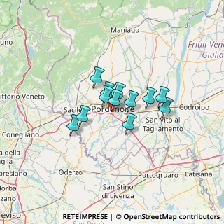 Mappa Via Monte Cavallo, 33170 Pordenone PN, Italia (8.07333)