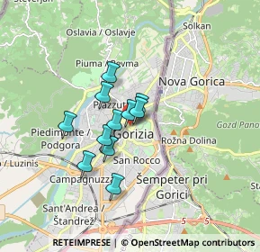 Mappa Via Goffredo Mameli, 34170 Gorizia GO, Italia (1.12636)