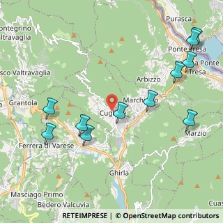 Mappa Via L. da Vinci, 21030 Cugliate-Fabiasco VA, Italia (2.43909)