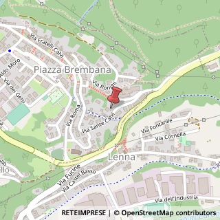 Mappa Via Sante Calvi, 73, 24014 Piazza Brembana, Bergamo (Lombardia)