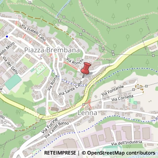 Mappa Via Sante Calvi, 22, 24014 Piazza Brembana, Bergamo (Lombardia)