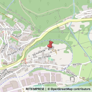 Mappa Via Fontanile,  27, 24010 Lenna, Bergamo (Lombardia)