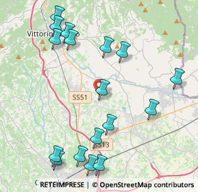 Mappa Via dei Fioretti, 31014 Colle Umberto TV, Italia (4.80765)