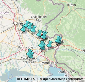 Mappa Via E. Fermi, 34071 Cormons GO, Italia (8.984)