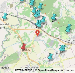 Mappa Via E. Fermi, 34071 Cormons GO, Italia (2.3685)