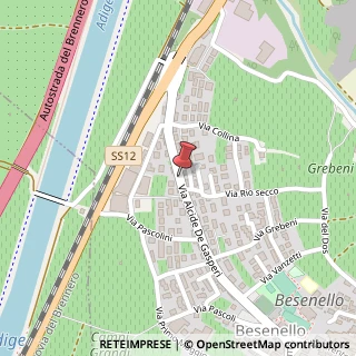 Mappa 38060 Besenello TN, Italia, 38060 Besenello, Trento (Trentino-Alto Adige)
