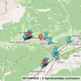 Mappa Via IV Novembre, 25050 Ossimo BS, Italia (1.9165)