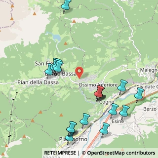 Mappa Via IV Novembre, 25050 Ossimo BS, Italia (2.394)