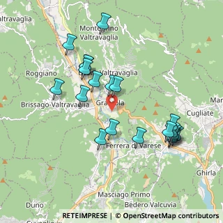 Mappa Via Campagna, 21030 Grantola VA, Italia (1.9255)