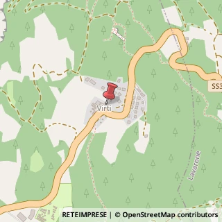 Mappa Localita' virti, 38064 Folgaria, Trento (Trentino-Alto Adige)