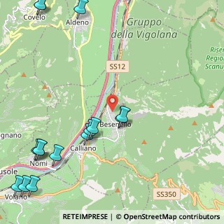 Mappa 38060 Besenello TN, Italia (3.09467)