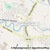 Mapa Cordignano