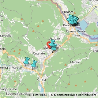Mappa Via Giuseppe Garibaldi, 21030 Marchirolo VA, Italia (2.33667)