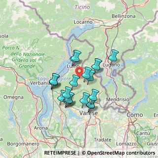 Mappa Via Beverina, 21030 Grantola VA, Italia (10.687)