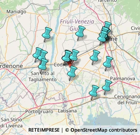 Mappa Piazzale Manin, 33033 Codroipo UD, Italia (12.723)