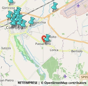 Mappa Stradone Manin, 33033 Codroipo UD, Italia (2.8775)