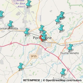 Mappa PN V.le TV, 33170 Pordenone PN, Italia (5.185)