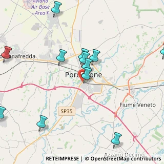 Mappa PN V.le TV, 33170 Pordenone PN, Italia (4.805)