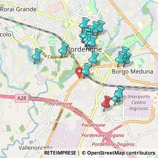 Mappa PN V.le TV, 33170 Pordenone PN, Italia (0.978)