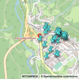 Mappa Via Provinciale, 24014 Piazza Brembana BG, Italia (0.21429)