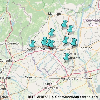 Mappa Via Oderzo, 33170 Pordenone PN, Italia (9.9375)