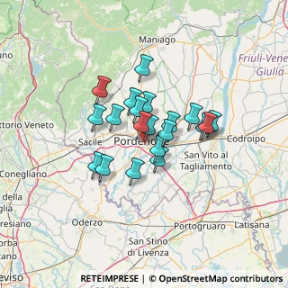 Mappa Via Oderzo, 33170 Pordenone PN, Italia (9.269)